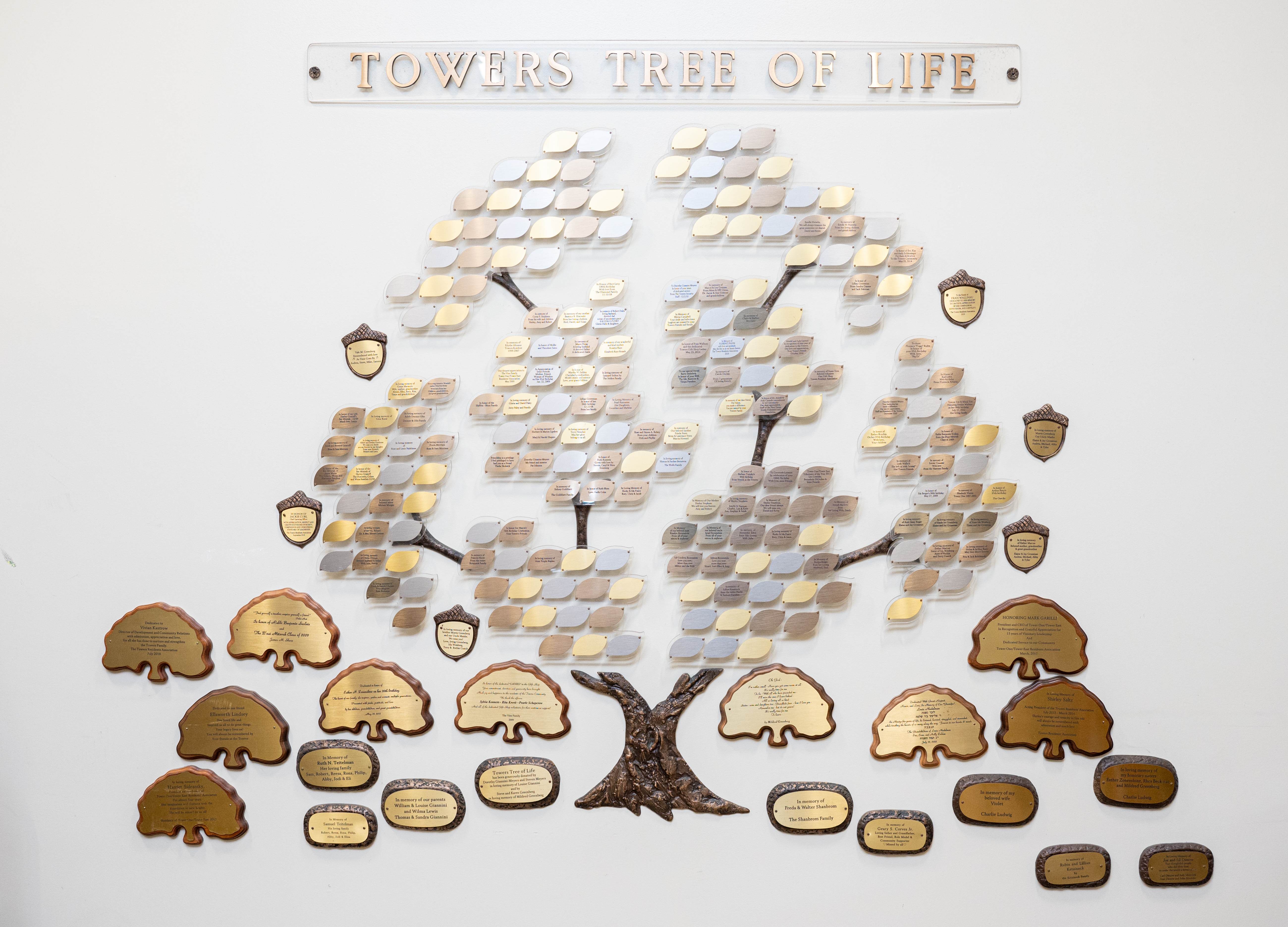 Towers Tree of Life Tribute Wall